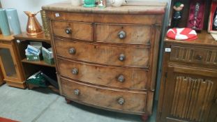 A 2 over 3 chest of drawers,