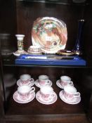A mixed lot including tea ware (2 shelves)