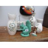 A mixed lot including cake stand,