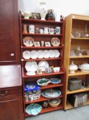 A mixed lot including plates, dishes,