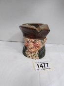 A Royal Doulton Old Charley character ashtray,