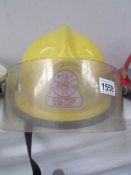A 1980's Felton fire department fireman's helmet