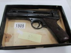 A Webley premier pistol, .