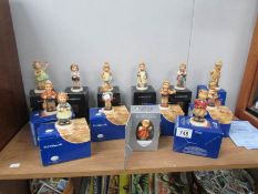 13 boxed Hummel figures