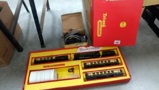 A good collection of boxed Tri-ang Hornby engines, carriages,