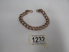 A 9ct gold chain bracelet 14 gm