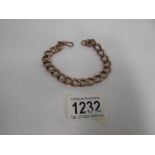 A 9ct gold chain bracelet 14 gm