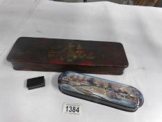 A Russian Lacquered box,