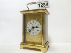 A Bayard French carriage clock with movement by Duverdrey & Bloquel