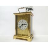 A Bayard French carriage clock with movement by Duverdrey & Bloquel