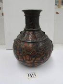 A 19th century Greek bronze vase