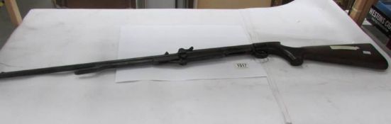A early Lincoln Jeffries air rifle