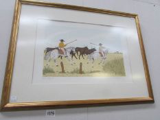 A signed French artist proof limited edition lithograph, 35/40,