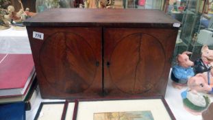 A Georgian mahogany 8 drawer collector's cabinet