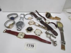 A large quantity of vintage and modern watches