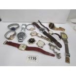 A large quantity of vintage and modern watches