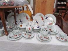 A Royal Worcester 'Evesham' pattern dinner set