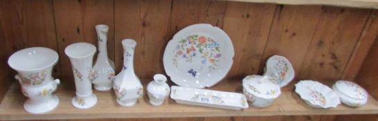 A mixed lot of Aynsley china