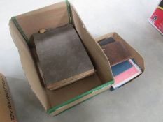 2 boxes of books and ephemera including autograph books