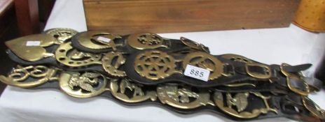 A quantity of horse brasses on martingales