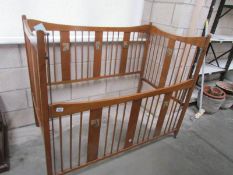 A vintage babies cot