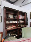 A large mahogany book case