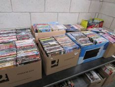 A very large quantity of DVD's (over 1000)