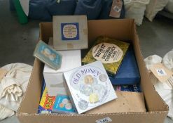 A box of miscellaneous games,
