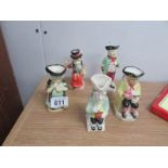 5 Kevin Francis miniature Toby jugs