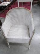 A Lloyd Loom style chair