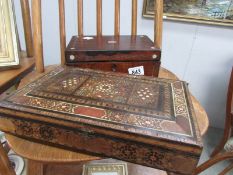 An Anglo & Indian work box