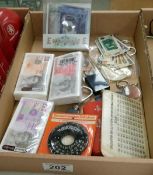 A box of money related miscellaneous