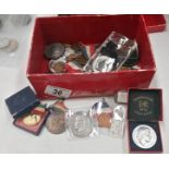 A box of medals,