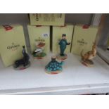 5 boxed Guinness figurines