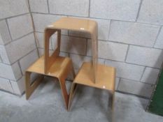3 Habitat stools/tables