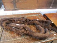 A stoat fur stole