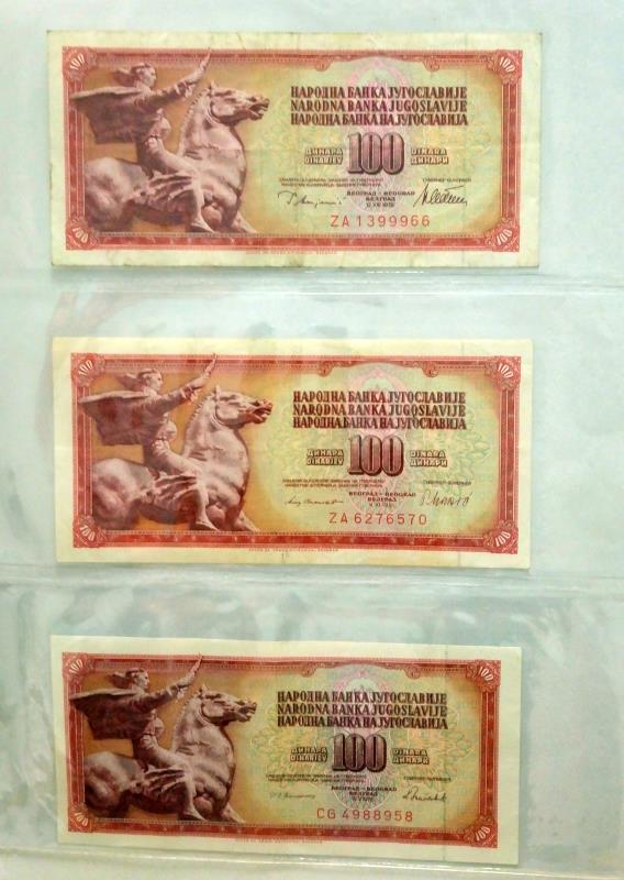 A folder of approximately 85 world bank notes, - Image 19 of 36