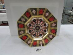 A Royal Crown Derby Old Imari pattern octagonal plate