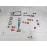 A collection of Irish stamps