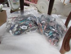 2 bags of costume jewellery