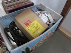 A box of electrical items