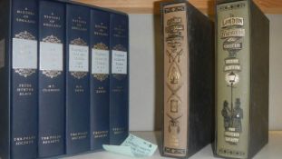 5 volumes of Folio Edition 'History of England' and 2 Folio Editions 'London Characters'