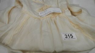 A vintage christening gown