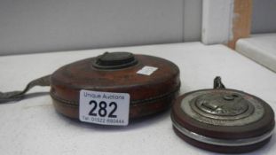 2 old tape measures