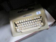 An Olivetti portable typewriter