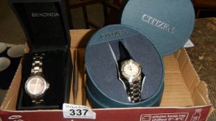 A boxed Sekonda watch,