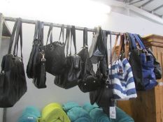 A quantity of hand bags