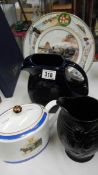 A Brentleigh ware jug, A Deco style jug,