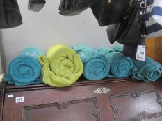 A quantity of fleece throws