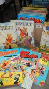 A quantity of children's books including Rupert